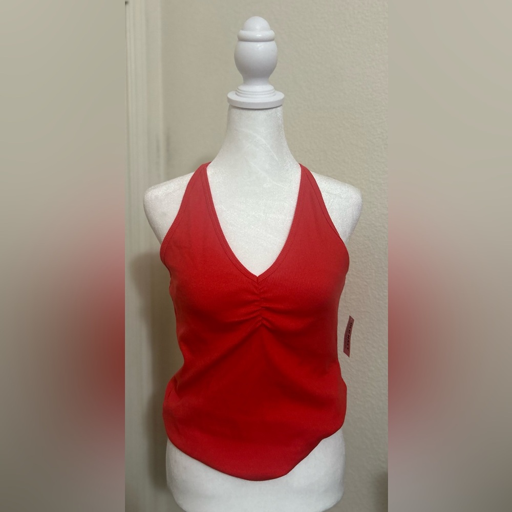 Red Sleeveless Women's Top
